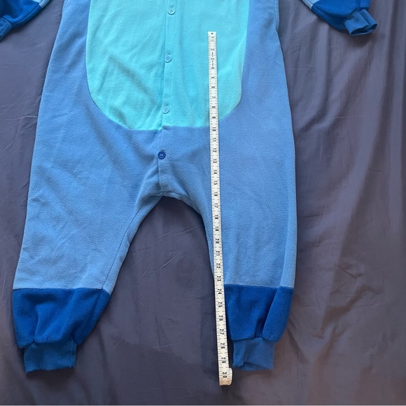 Disney Stitch Fleece Onesie with Hoodie Size Women S/M or Men's S - Picture 8 of 9